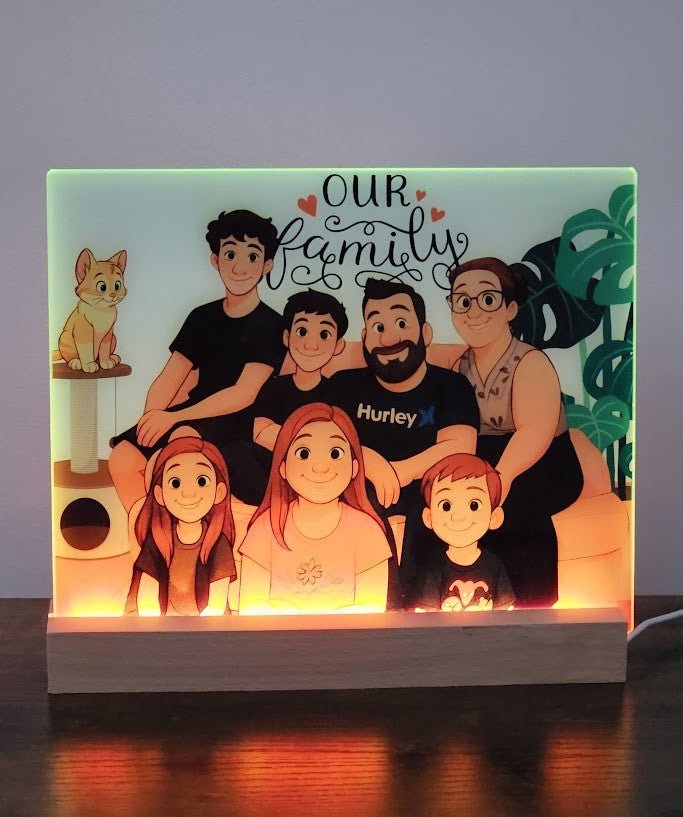 Cadre Photo Lumineux Personnalisable - Petite Sublime