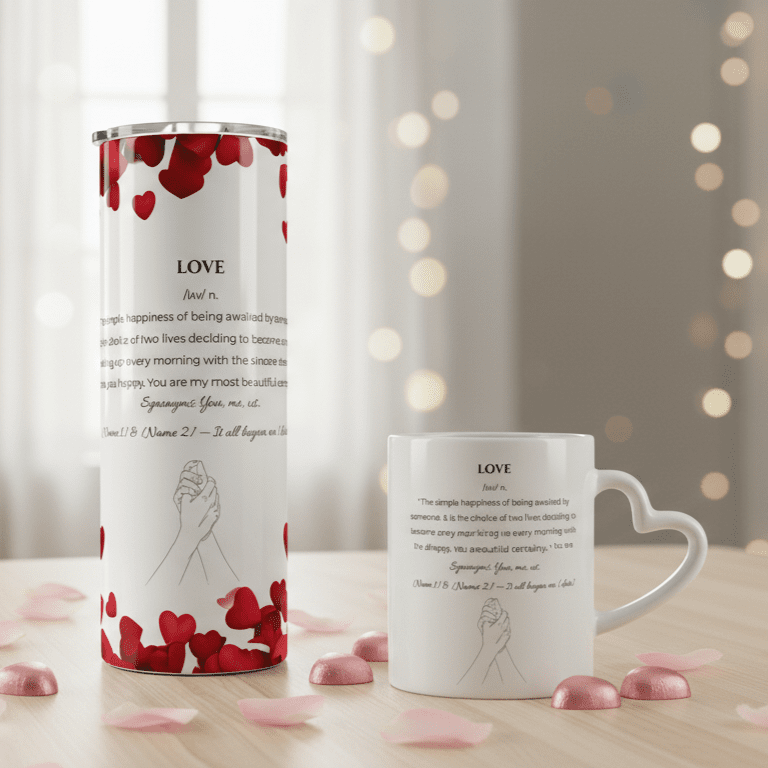 Duo Tasse + Gobelet Amour - Petite Sublime
