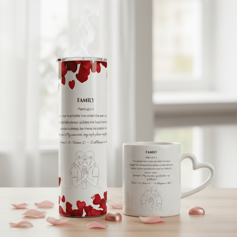 Duo Tasse + Gobelet Famille - Petite Sublime