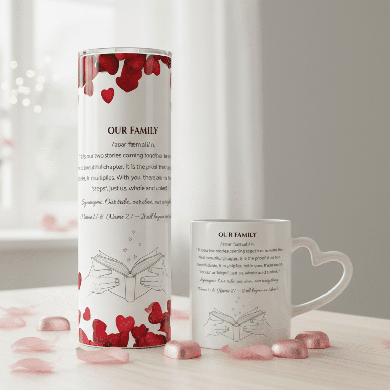 Duo Tasse + Gobelet Notre Famille - Petite Sublime