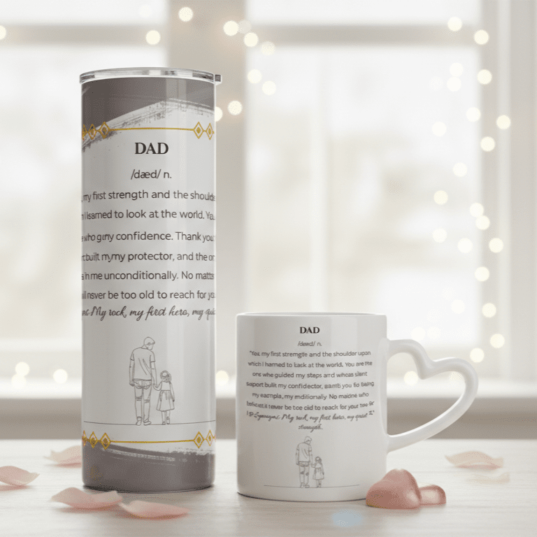 Duo Tasse + Gobelet Papa & Fille - Petite Sublime