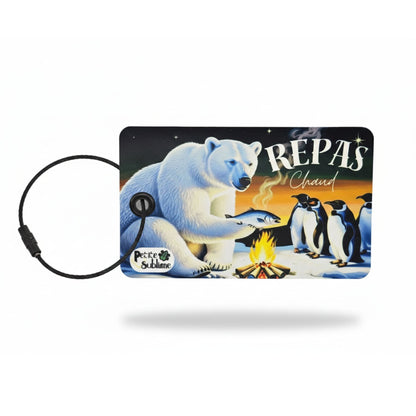 Marqueur « Repas chaud » à accrocher pour boîte à lunch – Repère visuel pour enfants - Petite Sublime