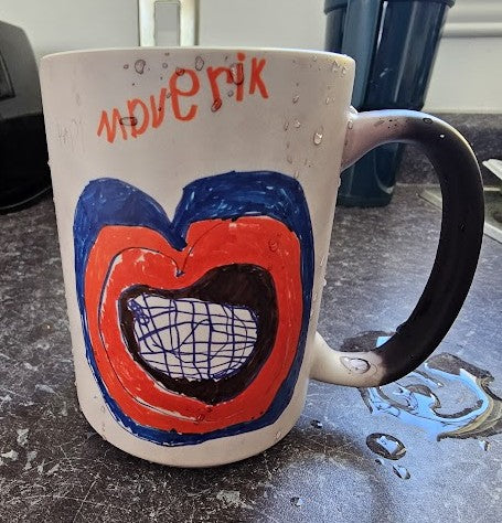 Tasse magique 15 oz dessin enfant personnalisé