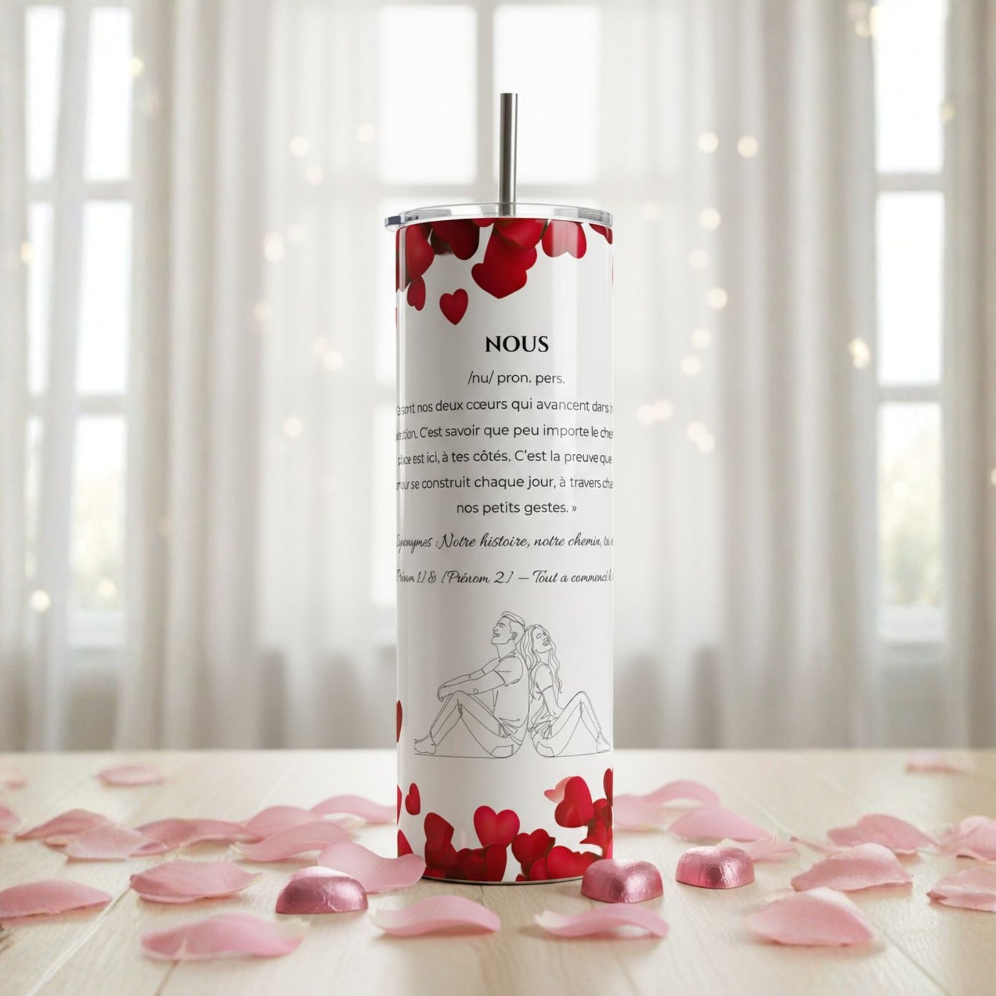 Motif Nous - Elle et Lui – Tasse, Gobelet ou Duo personnalisé - Petite Sublime