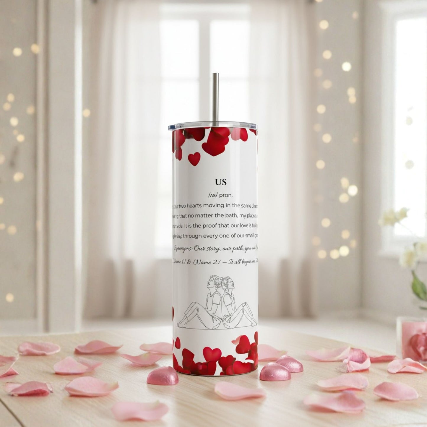 Motif Nous - Elle et Elle – Tasse, Gobelet ou Duo personnalisé - Petite Sublime