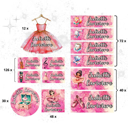 Autocollants d’Identification Personnalisés – 13 Univers à Explorer - Petite Sublime