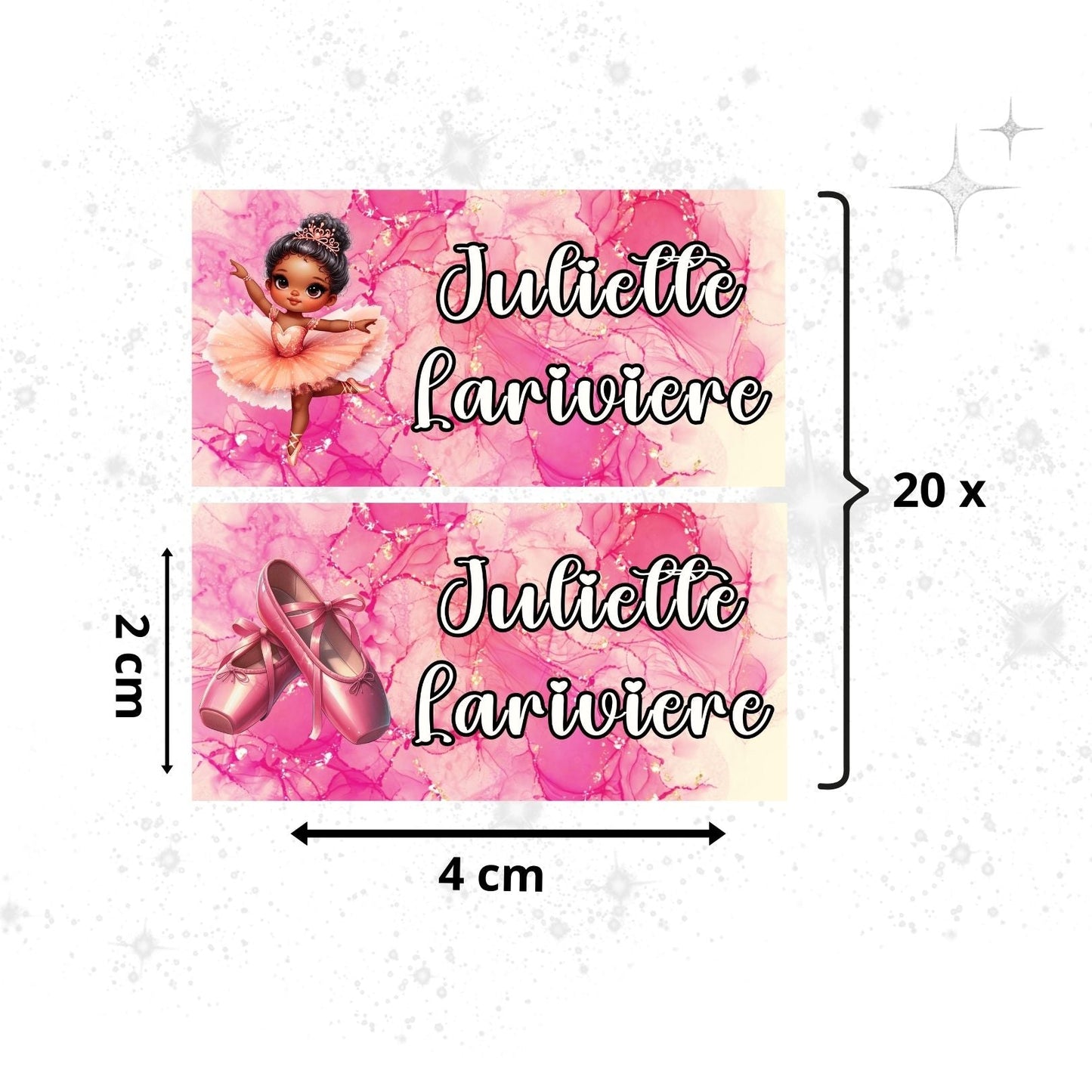 Autocollants d’Identification Personnalisés – 13 Univers à Explorer - Petite Sublime