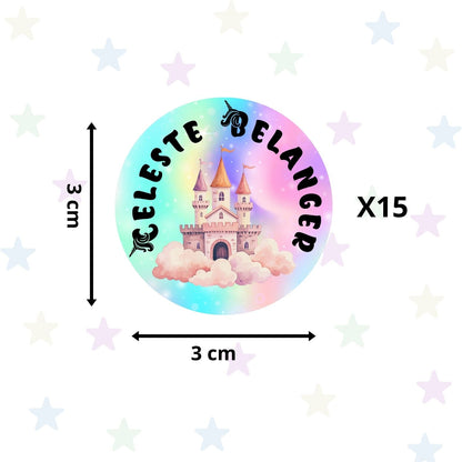 Autocollants d’Identification Personnalisés – 13 Univers à Explorer - Petite Sublime