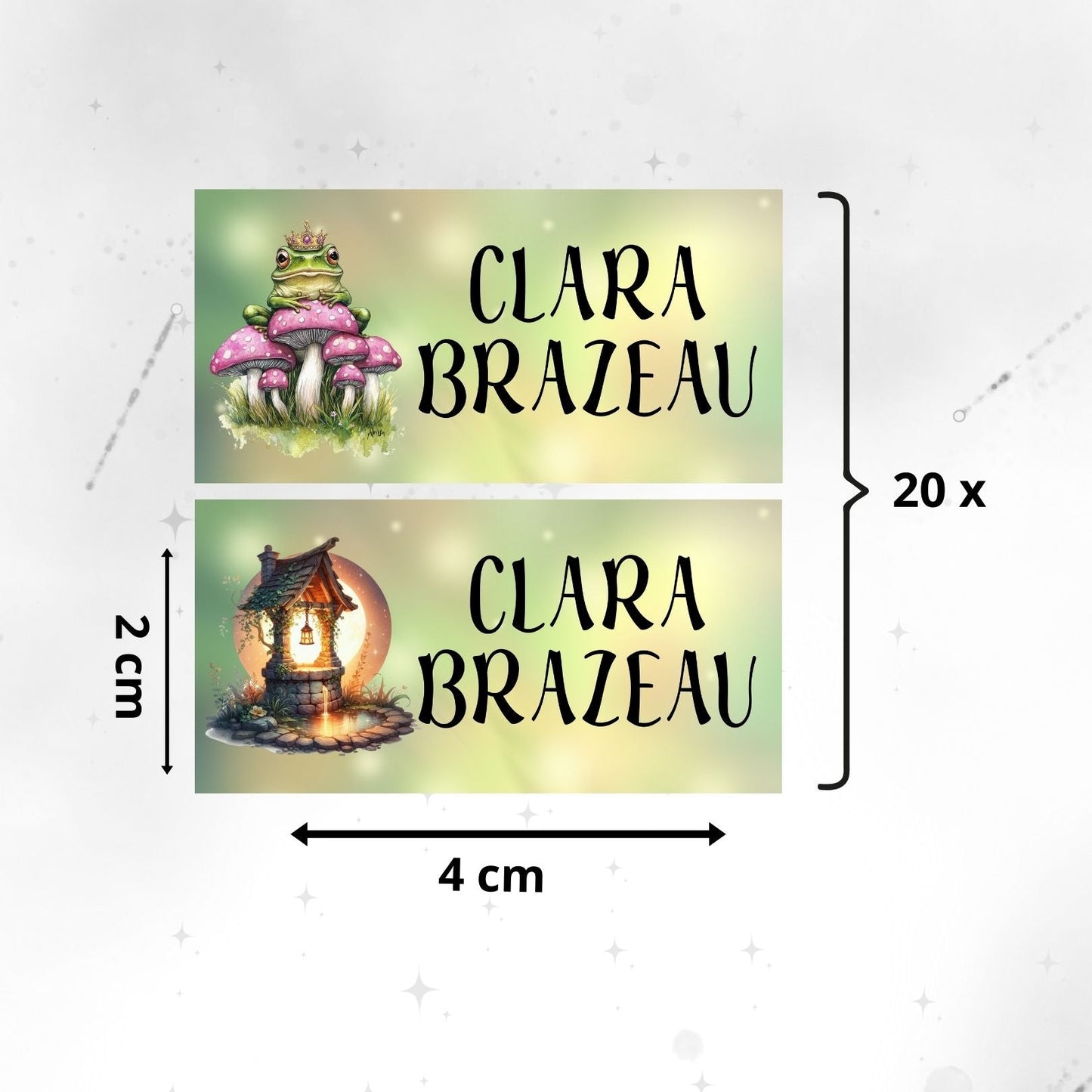 Autocollants d’Identification Personnalisés – 13 Univers à Explorer - Petite Sublime