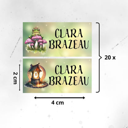 Autocollants d’Identification Personnalisés – 13 Univers à Explorer - Petite Sublime