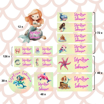 Autocollants d’Identification Personnalisés – 13 Univers à Explorer - Petite Sublime