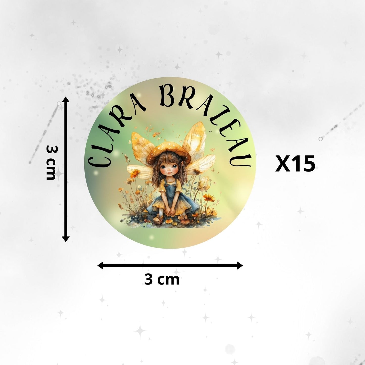 Autocollants d’Identification Personnalisés – 13 Univers à Explorer - Petite Sublime