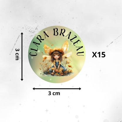 Autocollants d’Identification Personnalisés – 13 Univers à Explorer - Petite Sublime