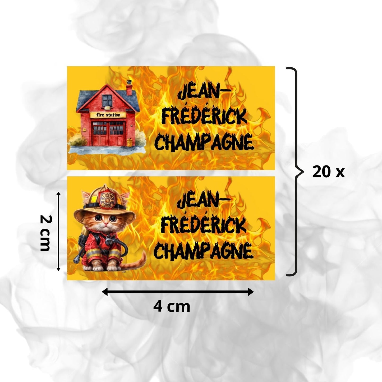 Autocollants d’Identification Personnalisés – 13 Univers à Explorer - Petite Sublime