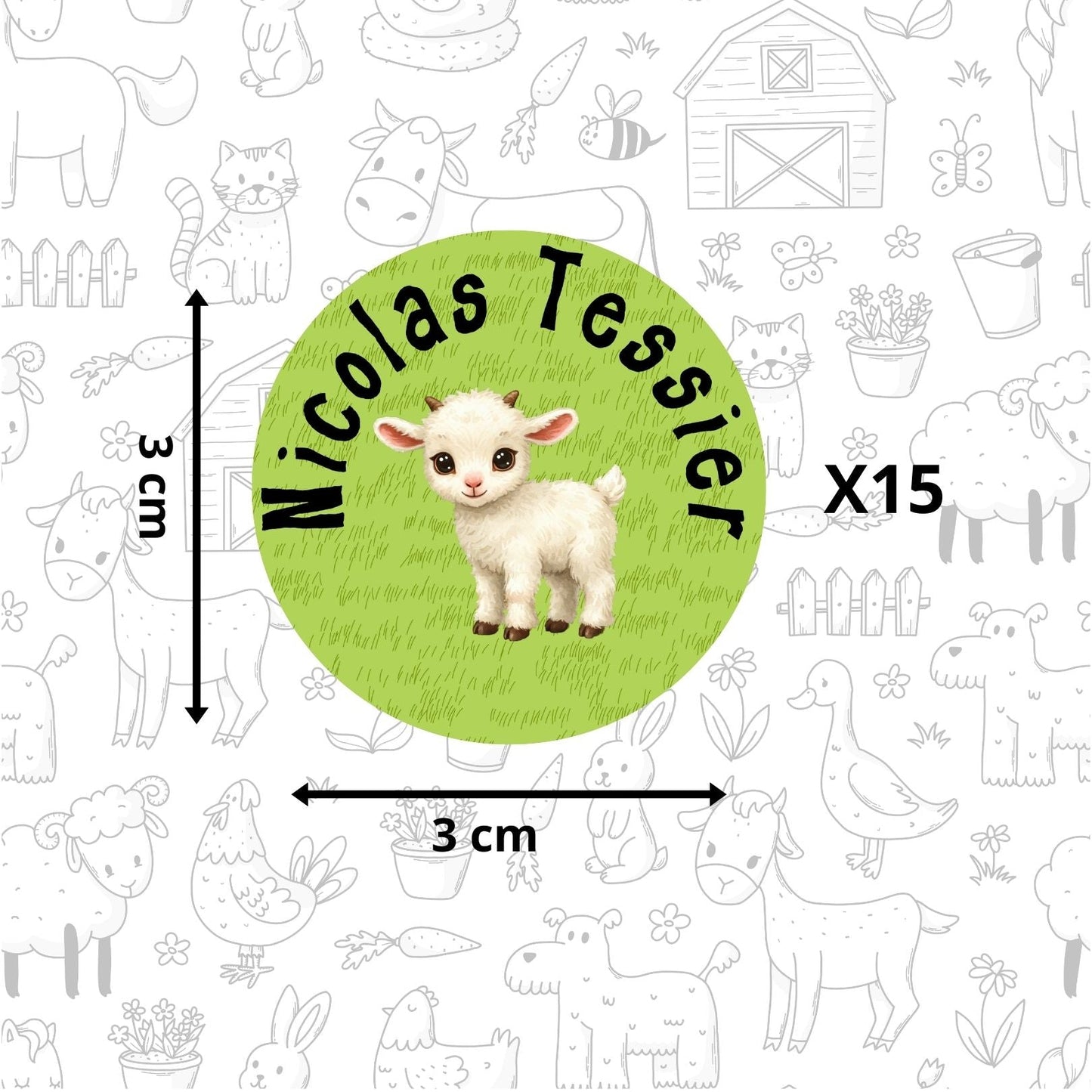 Autocollants d’Identification Personnalisés – 13 Univers à Explorer - Petite Sublime