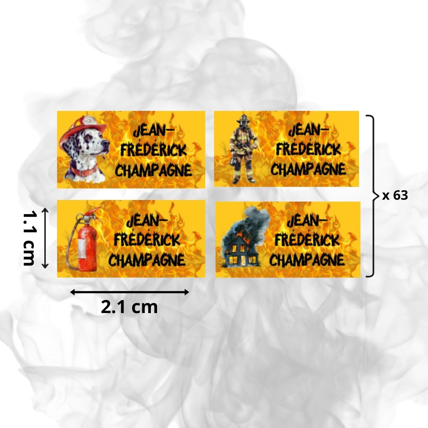 Autocollants d’Identification Personnalisés – 13 Univers à Explorer - Petite Sublime