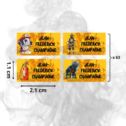 Autocollants d’Identification Personnalisés – 13 Univers à Explorer - Petite Sublime