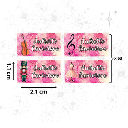 Autocollants d’Identification Personnalisés – 13 Univers à Explorer - Petite Sublime