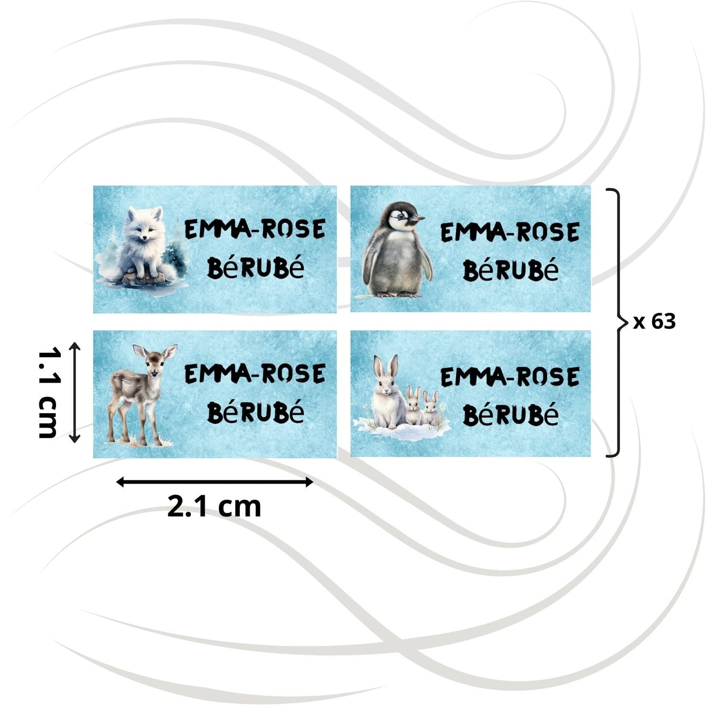 Autocollants d’Identification Personnalisés – 13 Univers à Explorer - Petite Sublime