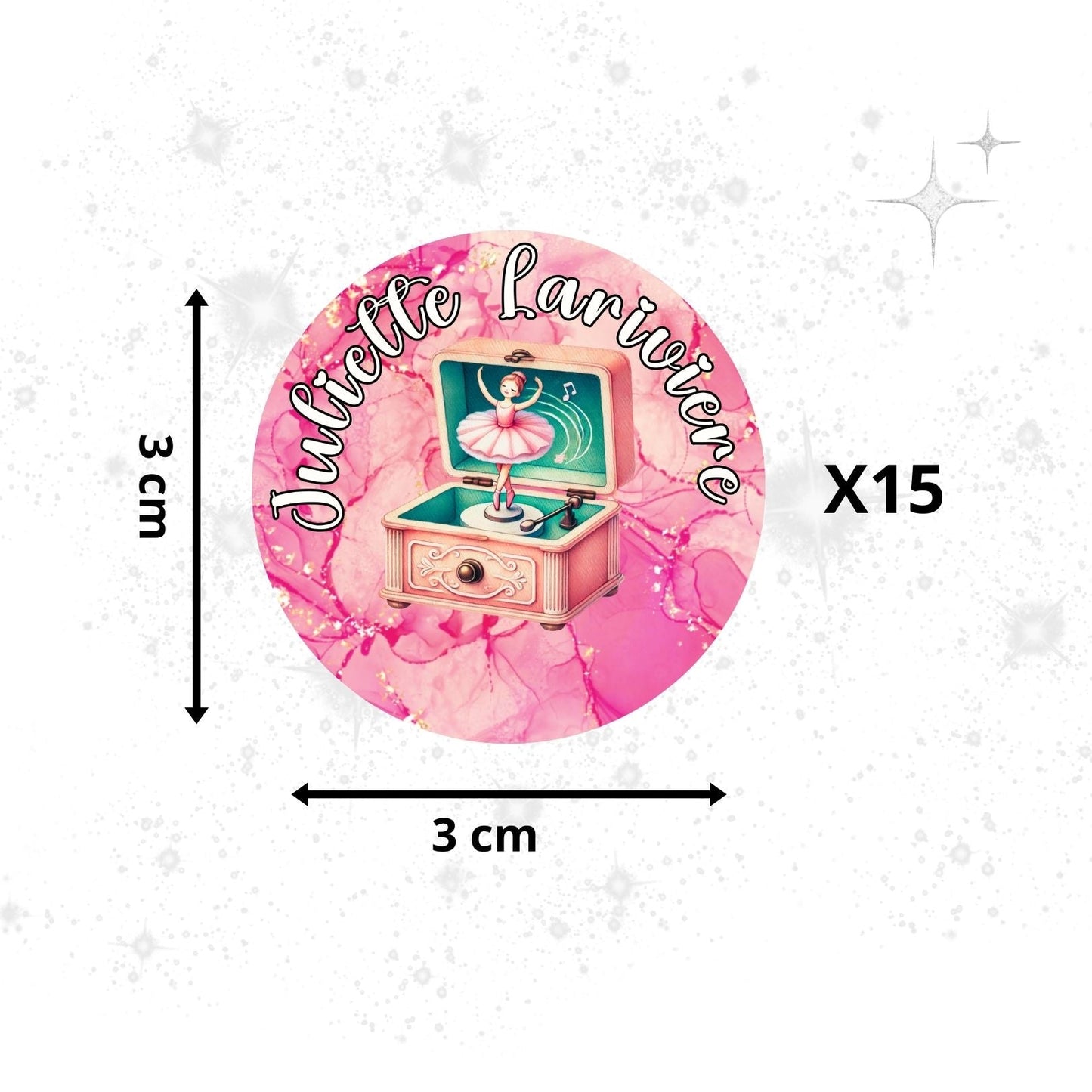 Autocollants d’Identification Personnalisés – 13 Univers à Explorer - Petite Sublime