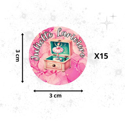 Autocollants d’Identification Personnalisés – 13 Univers à Explorer - Petite Sublime