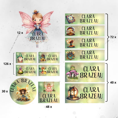 Autocollants d’Identification Personnalisés – 13 Univers à Explorer - Petite Sublime