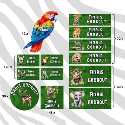 Autocollants d’Identification Personnalisés – 13 Univers à Explorer - Petite Sublime