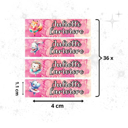 Autocollants d’Identification Personnalisés – 13 Univers à Explorer - Petite Sublime