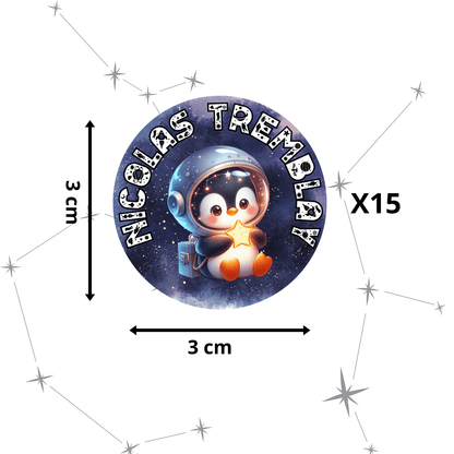 Autocollants d’Identification Personnalisés – 13 Univers à Explorer - Petite Sublime