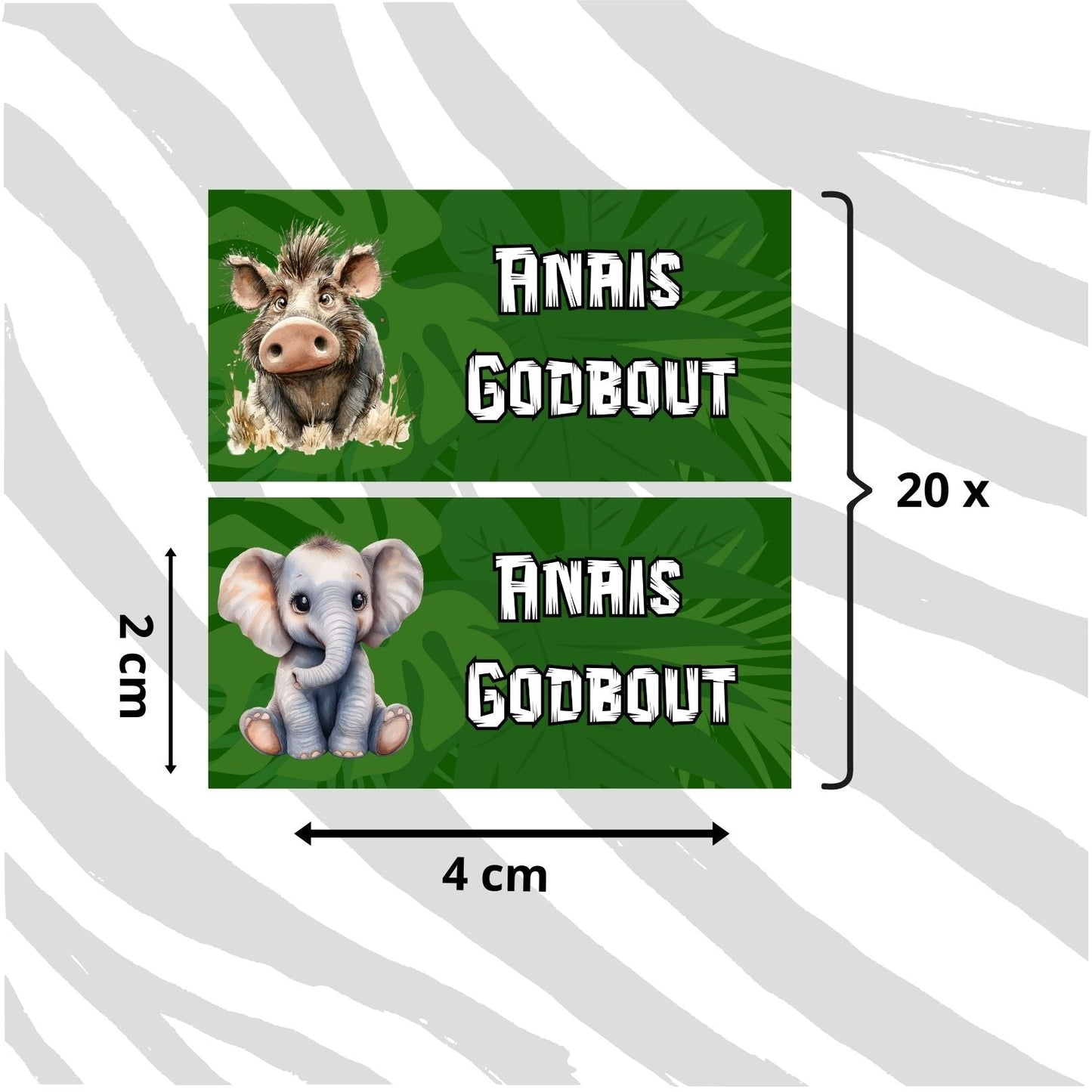 Autocollants d’Identification Personnalisés – 13 Univers à Explorer - Petite Sublime