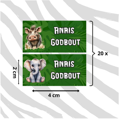 Autocollants d’Identification Personnalisés – 13 Univers à Explorer - Petite Sublime