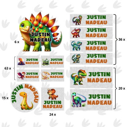 Autocollants d’Identification Personnalisés – 13 Univers à Explorer - Petite Sublime