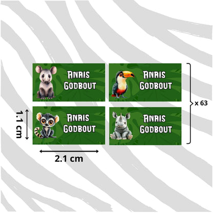 Autocollants d’Identification Personnalisés – 13 Univers à Explorer - Petite Sublime