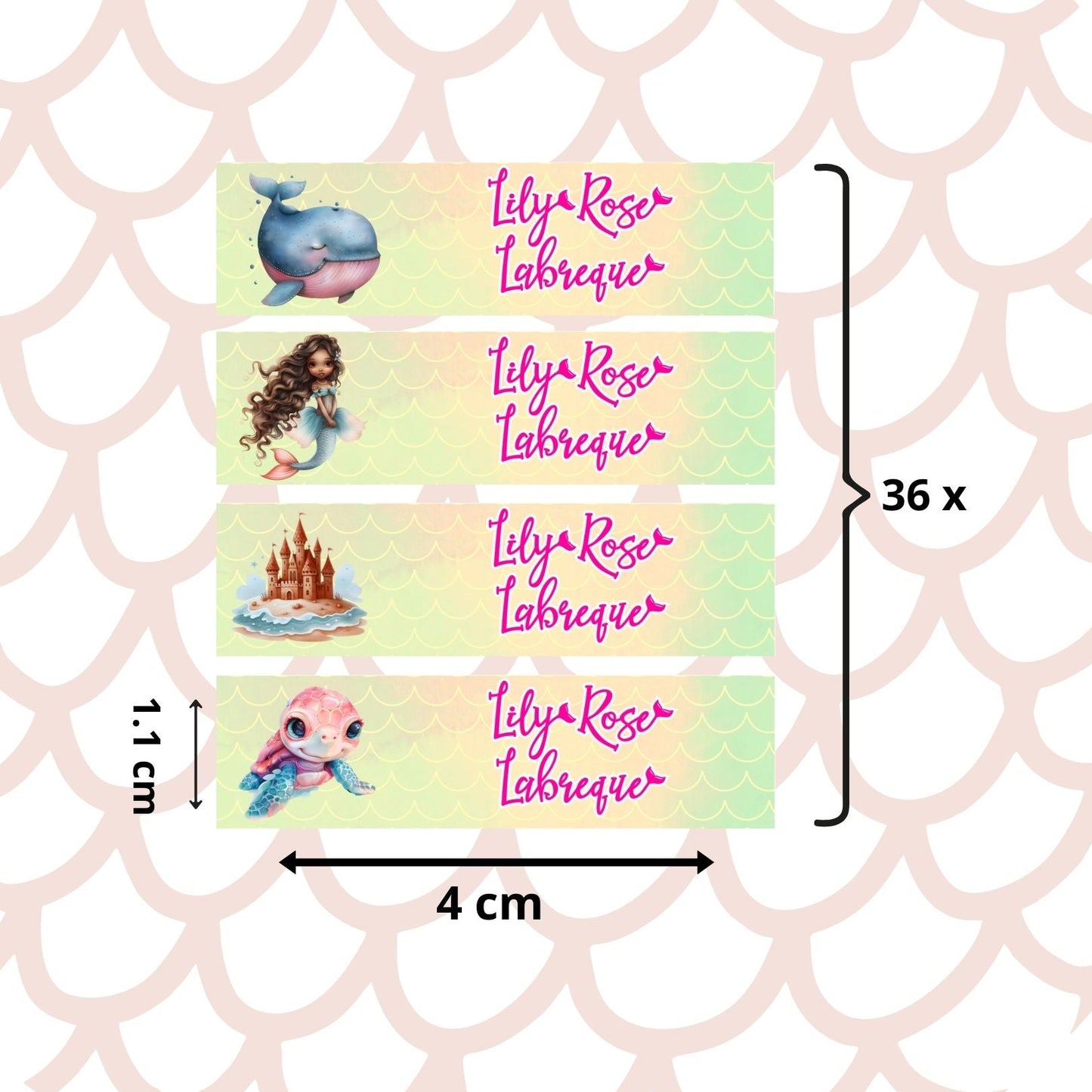 Autocollants d’Identification Personnalisés – 13 Univers à Explorer - Petite Sublime