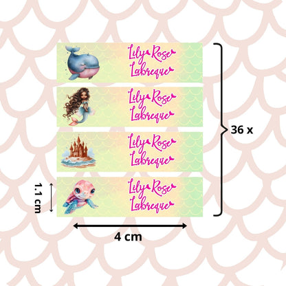 Autocollants d’Identification Personnalisés – 13 Univers à Explorer - Petite Sublime