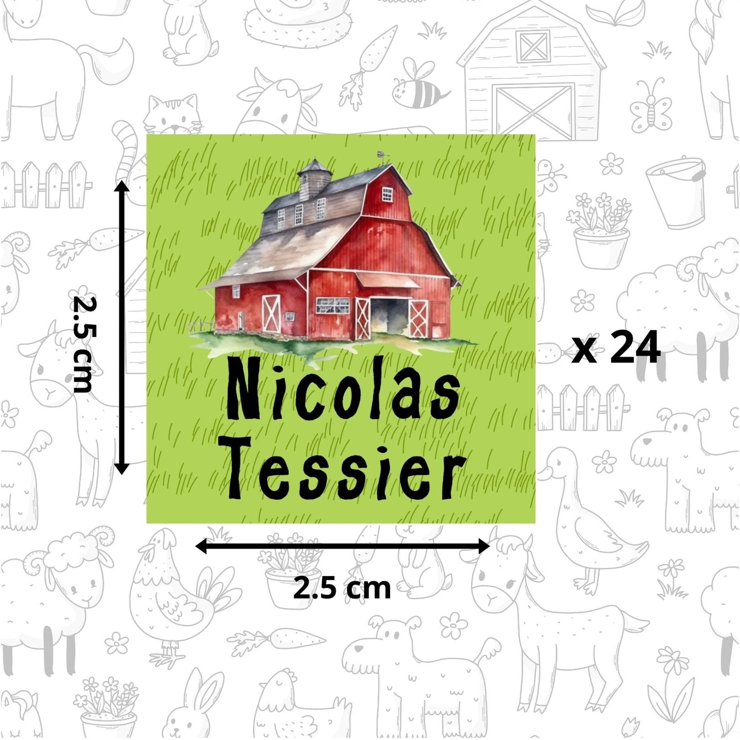 Autocollants d’Identification Personnalisés – 13 Univers à Explorer - Petite Sublime