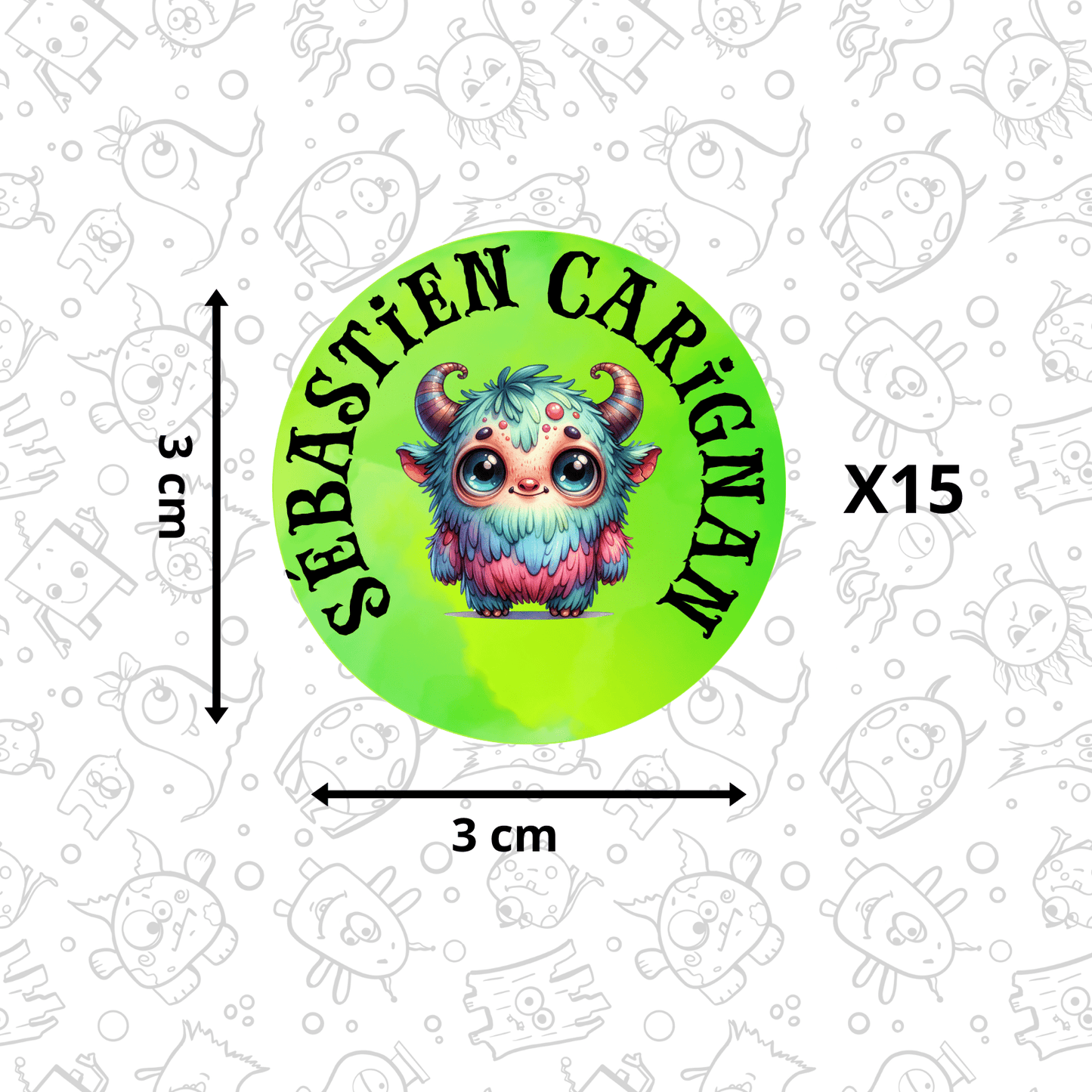 Autocollants d’Identification Personnalisés – 13 Univers à Explorer - Petite Sublime