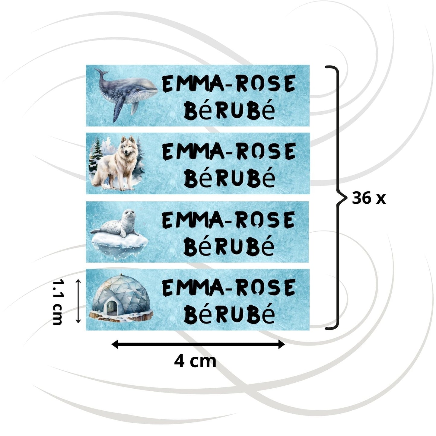 Autocollants d’Identification Personnalisés – 13 Univers à Explorer - Petite Sublime