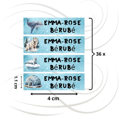 Autocollants d’Identification Personnalisés – 13 Univers à Explorer - Petite Sublime