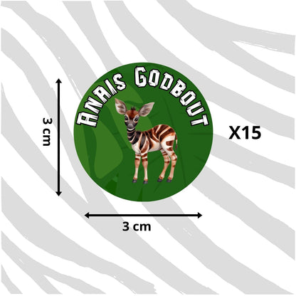 Autocollants d’Identification Personnalisés – 13 Univers à Explorer - Petite Sublime