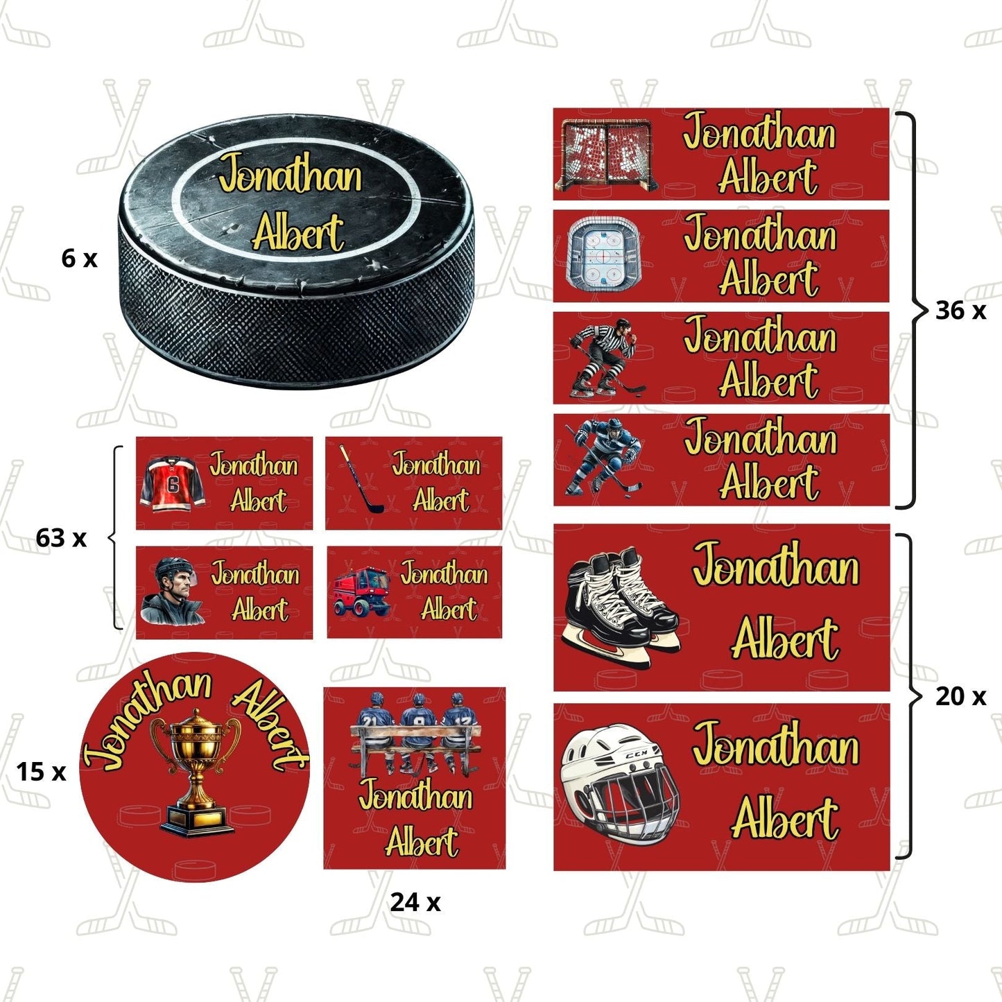 Autocollants d’Identification Personnalisés – 13 Univers à Explorer - Petite Sublime