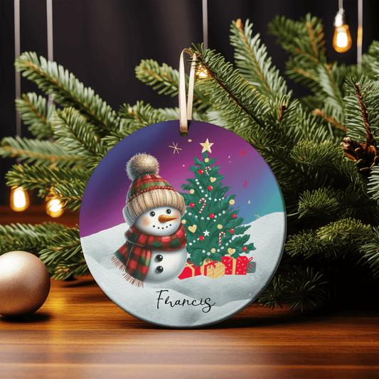 Boule de Noël personnalisée – Individuel (MDF) - Petite Sublime