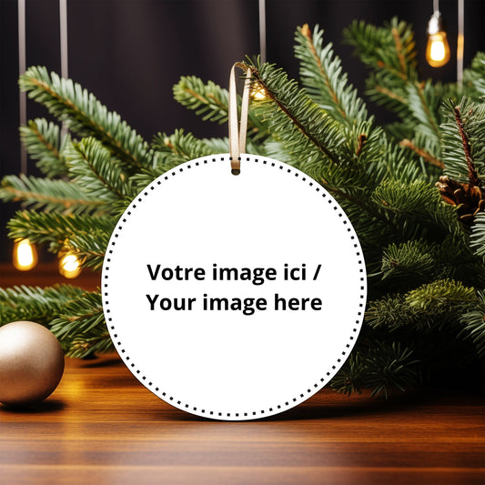 Boule de Noël Personnalisée - Recto Verso - Petite Sublime