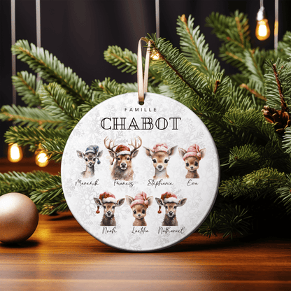 Boules de Noël personnalisées – Famille - Petite Sublime