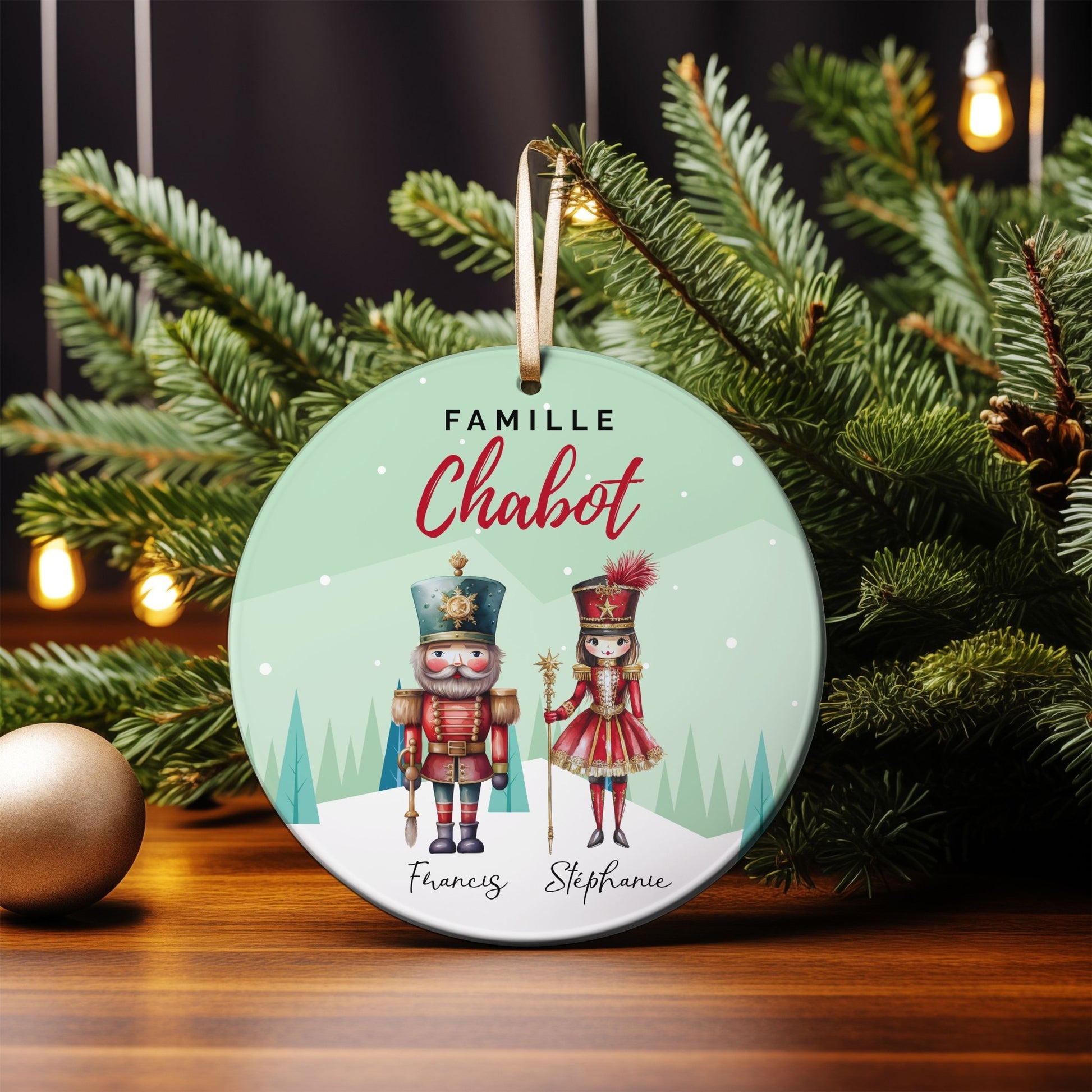Boules de Noël personnalisées – Famille - Petite Sublime