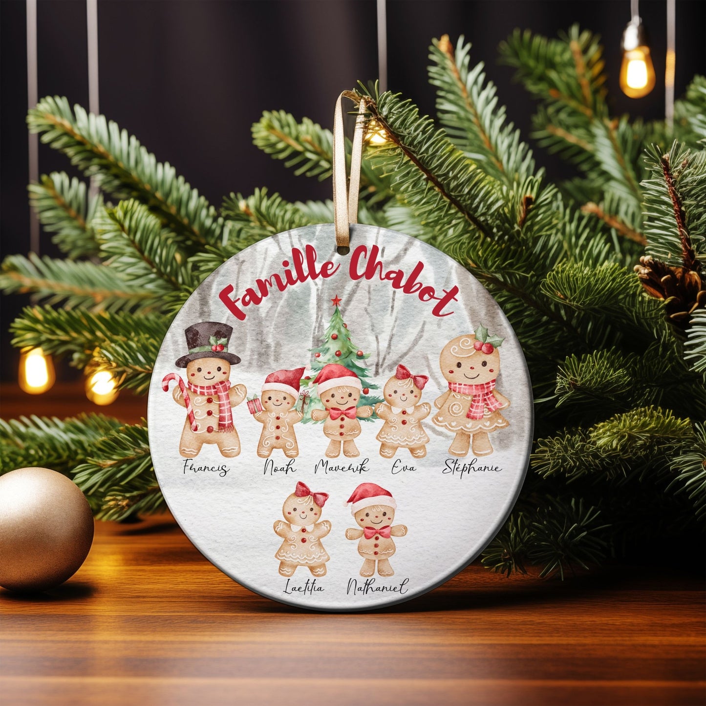 Boules de Noël personnalisées – Famille - Petite Sublime