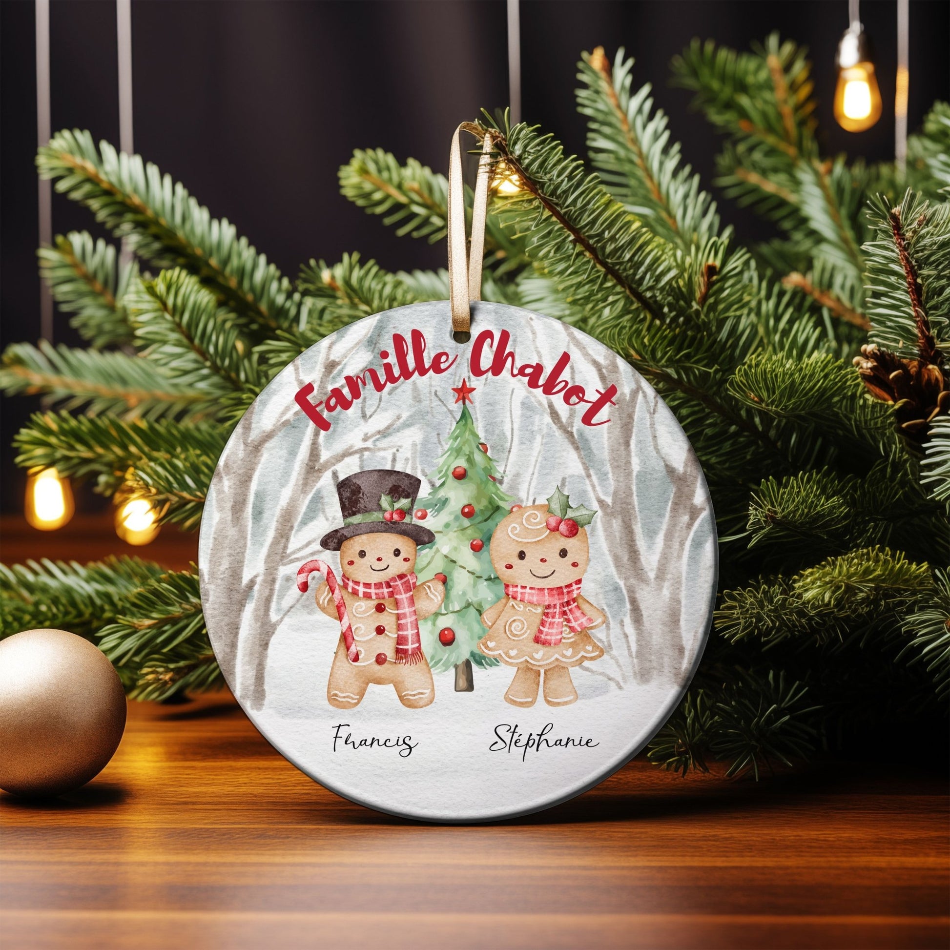 Boules de Noël personnalisées – Famille - Petite Sublime