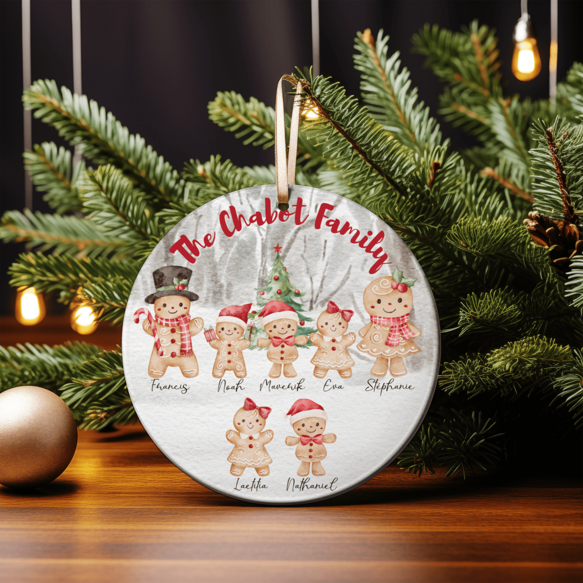 Boules de Noël personnalisées – Famille - Petite Sublime