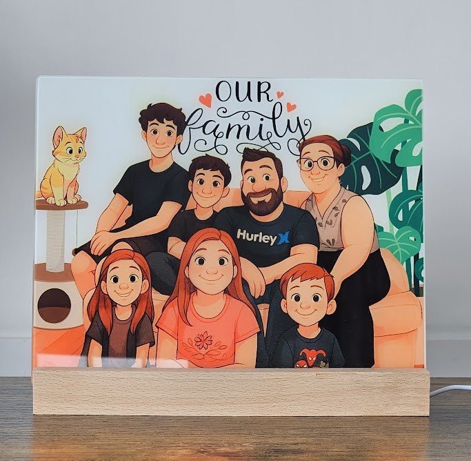 Cadre Photo Lumineux Personnalisable - Petite Sublime