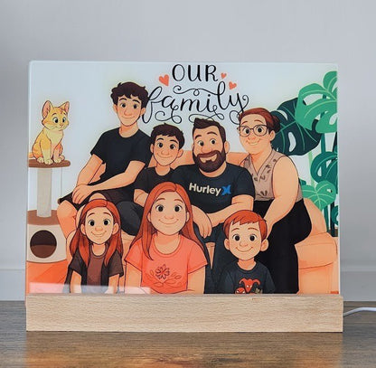 Cadre Photo Lumineux Personnalisable - Petite Sublime